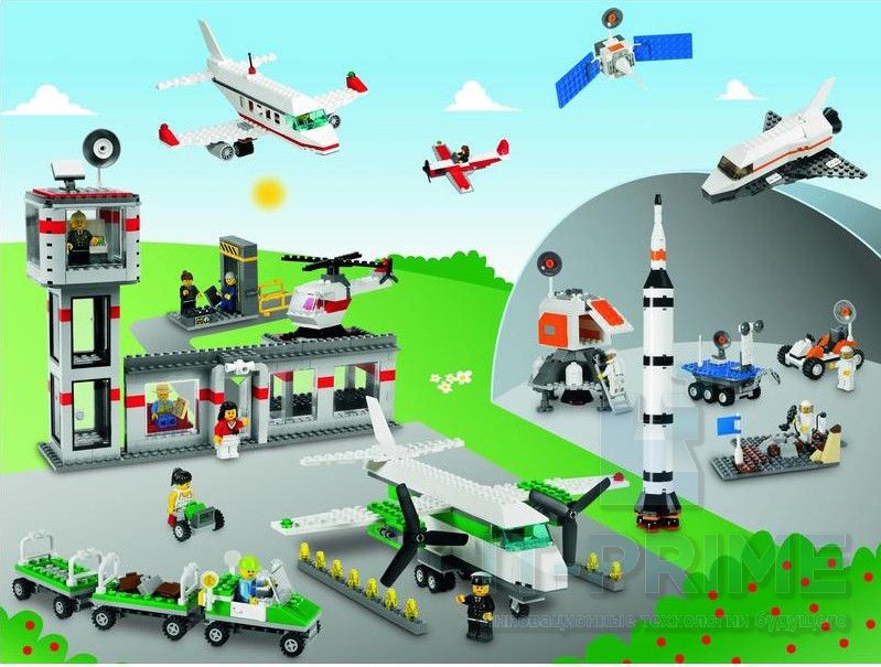 Космос и аэропорт LEGO