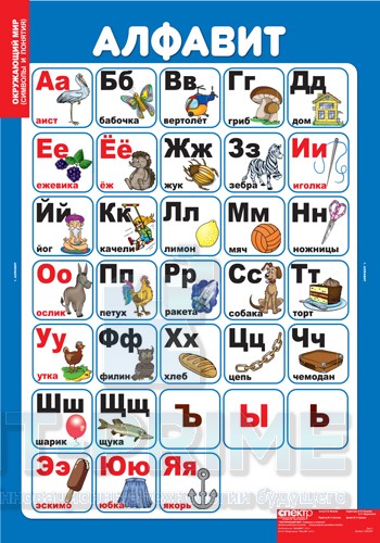 Комплект таблиц "Символы и понятия" (8 таблиц)