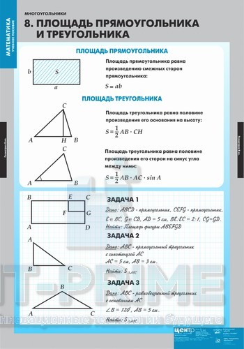 Комплект таблиц "Многогранники. Тела вращения" (11 таблиц + 64 карточки)