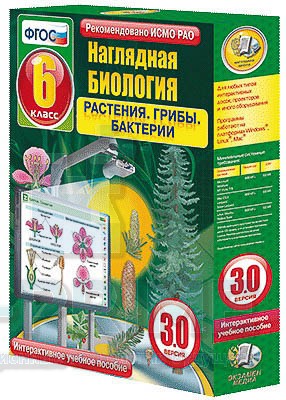 Интерактивное пособие Наглядная биология. 6 класс. Растения. Грибы. Бактерии