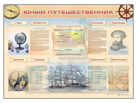 Стенд-уголок "Юный путешественник"